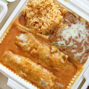 Enchiladas plate