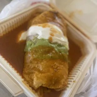 Wet Steak Super Burrito