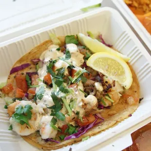 Shrimp taco