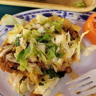 Vegan chorizo taco. I almost didnt get a pic, it was soo good.