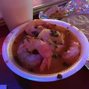 El Diablo shrimp soup