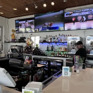 Bar area