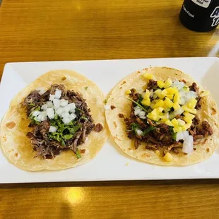 Barbacoa Taco Pastor &amp; Al Pastor Taco