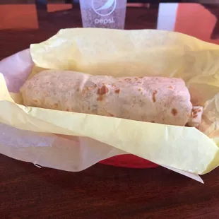 Burrito de pollo