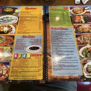 Menu inside