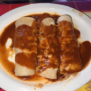 Chicken enchiladas