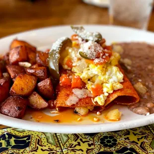 Breakfast Mexican Enchilada