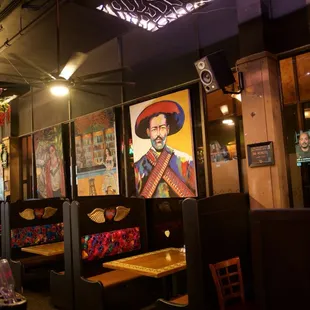 the interior of the restaurant