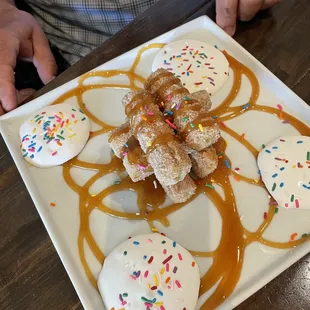 Surprise churros! Yum!