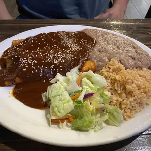 Mole enchilada