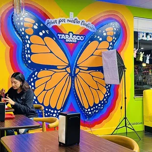 Monarch butterfly wings for photo shoot