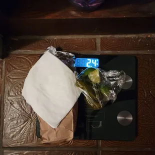 I legit weighed it out