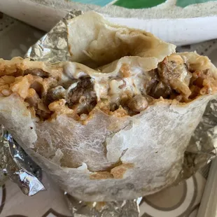 Burrito asada supreme