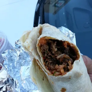 $4.50 Asada Burrito, It&apos;s on hit.