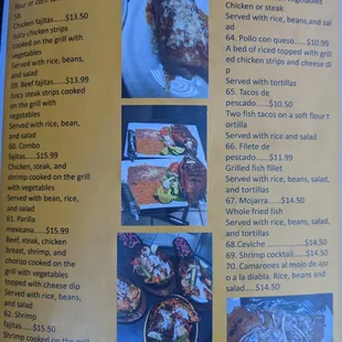 Menu page 4