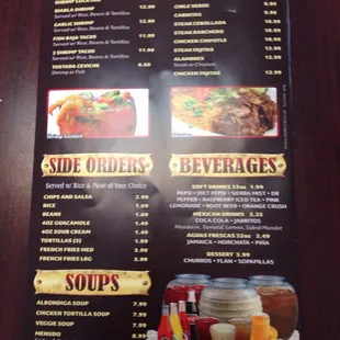 ramen and noodles, menu