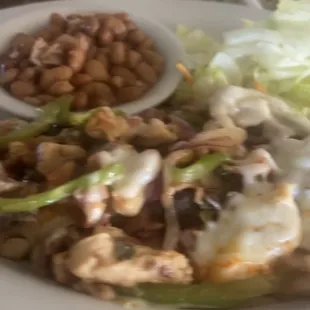 Steak? And Chicken combo.