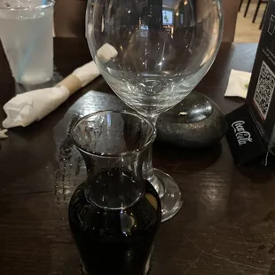 This is how they serve the wine
