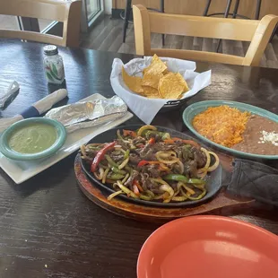 Steak Fajitas, Free Chips &amp; Salsa