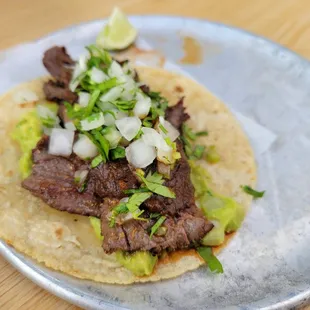 Carne asada taco