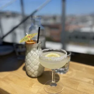 Drinks (piña colada &amp; lemon drop)