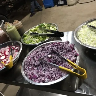 Toppings.