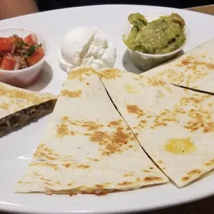 Asada Carne quesadillas