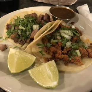 Traditional tacos