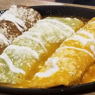 Trio enchiladas