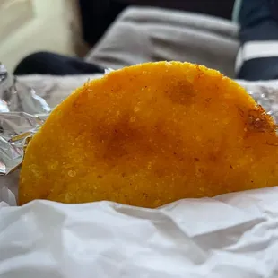 Arepa con huevo