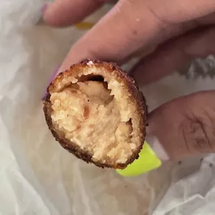 Croquetas de Jamón pero mezclado con queso