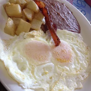 Huevos rancheros sans sauce