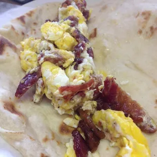 Mixed bacon and egg...so good!