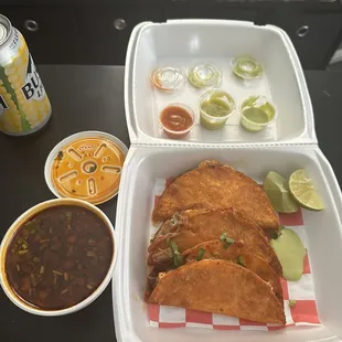 Quesa-Tacos and Consume