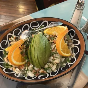 Ceviche de Camaron Shrimp ceviche