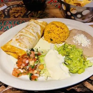 Chicken chimichanga