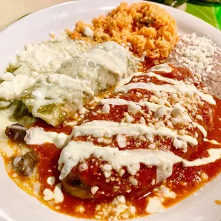 Combo 2 (Chile Relleno, Enchilada Ranchero)