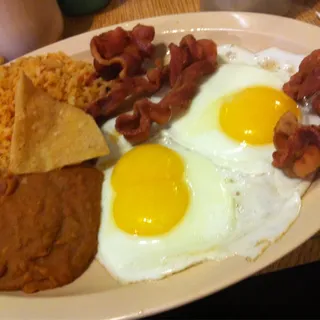 Bacon and Eggs Breakfast