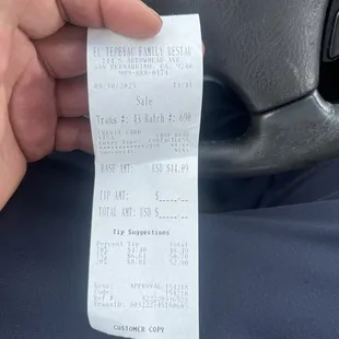 That was for two tacos a torta and nacho supreme