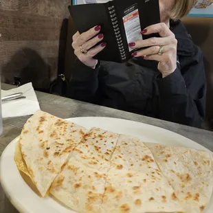 Large Shrimp Quesadilla