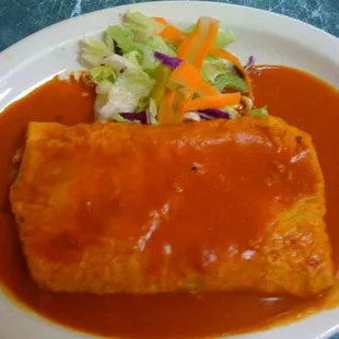 Veggie wet burrito