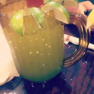 Pitcher of House Margarita on the Rocks