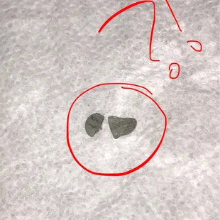 Mmmmm shrimp fajita ala rocks.