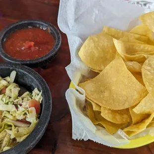 Chips and salsa.