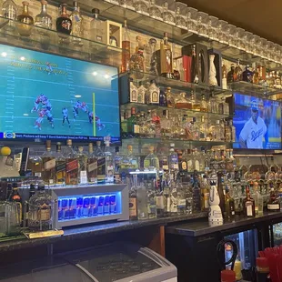 Back bar area
