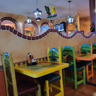 Colorful seating