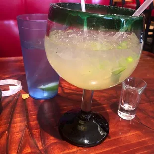 Jumbo Margarita, very well made!