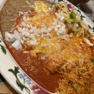 Bean or Cheese Enchilada