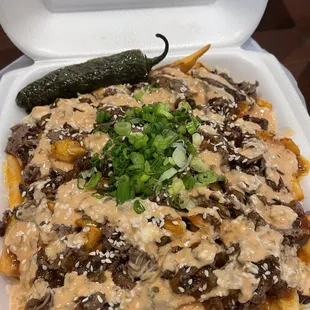 Beef Terre fries