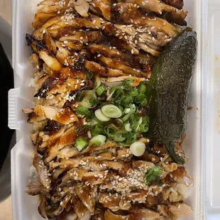 Large Chicken Teriyaki Chicken Plate